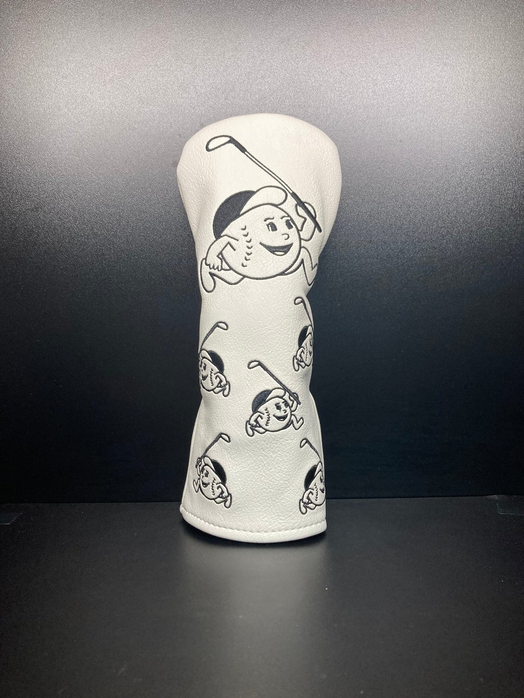 Baseball Golfer Headcover - Black Girl Golf