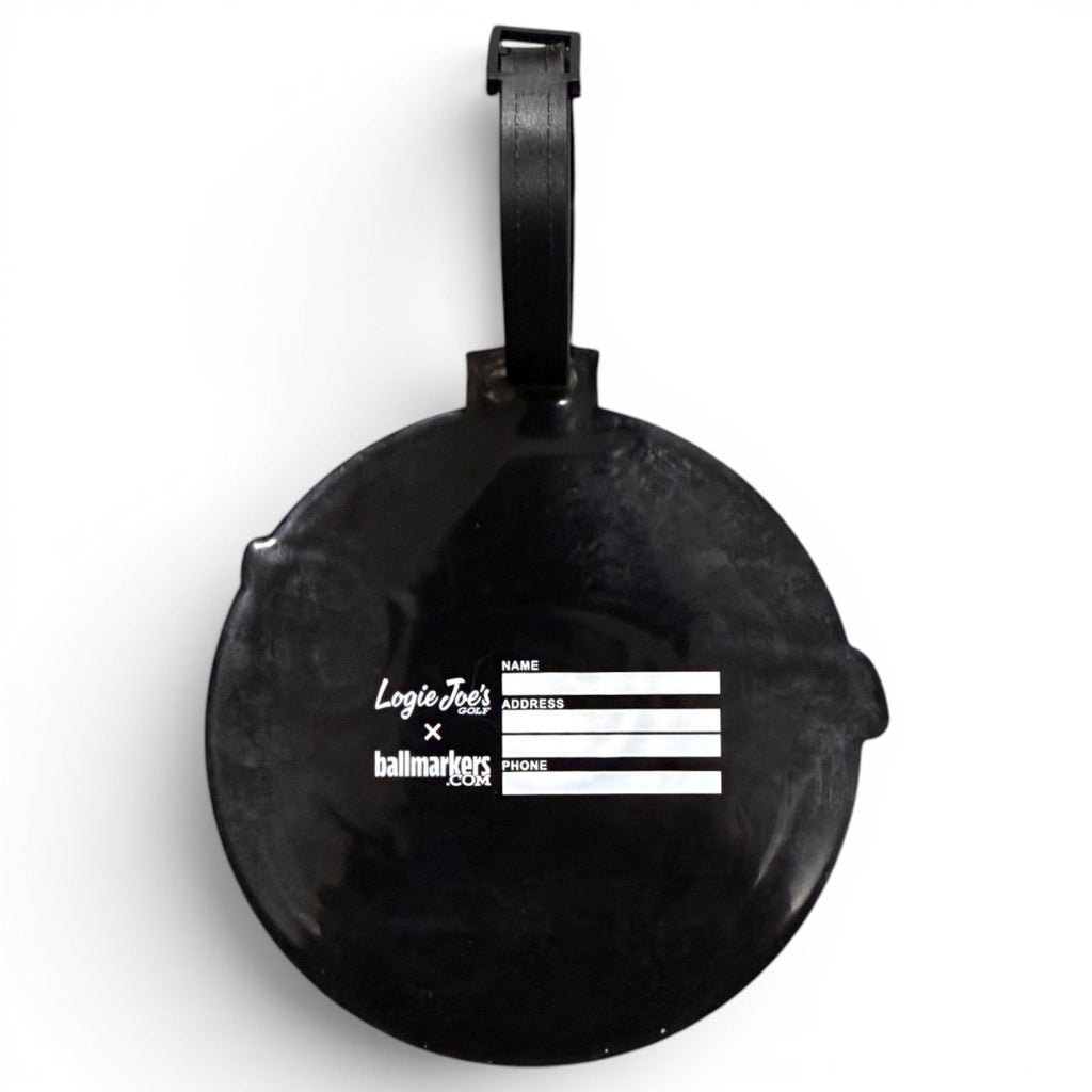 Beach Ball Clip-On Tag | Multi-Use Bag Tag, Travel Tag, Golf Accessory - Black Girl Golf