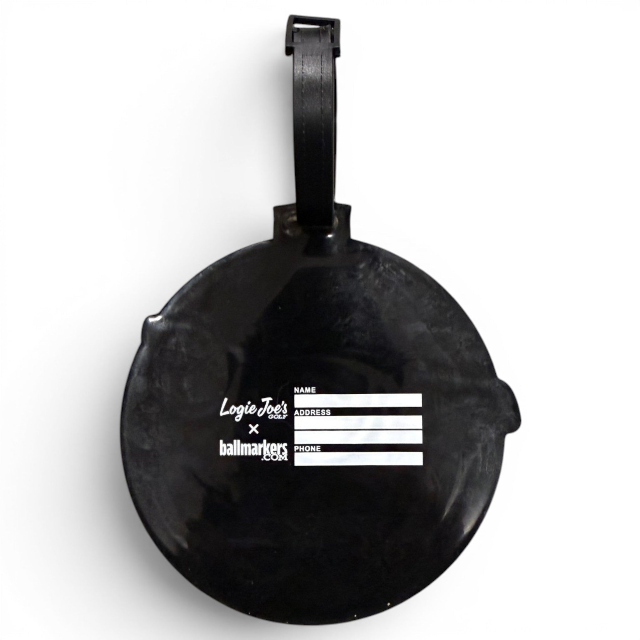 Beach Ball Clip-On Tag | Multi-Use Bag Tag, Travel Tag, Golf Accessory - Black Girl Golf