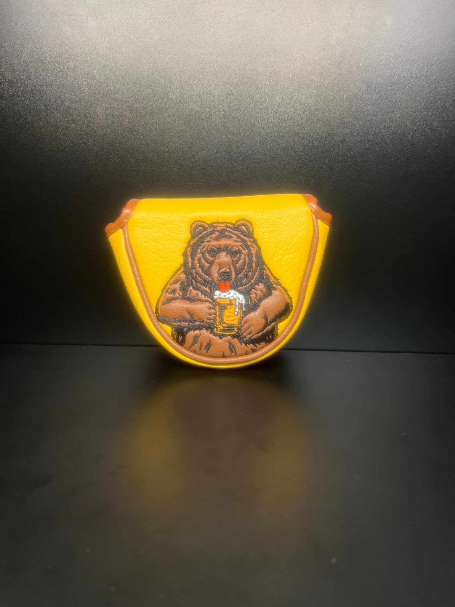 Beer Drinking Bear Headcover - Black Girl Golf