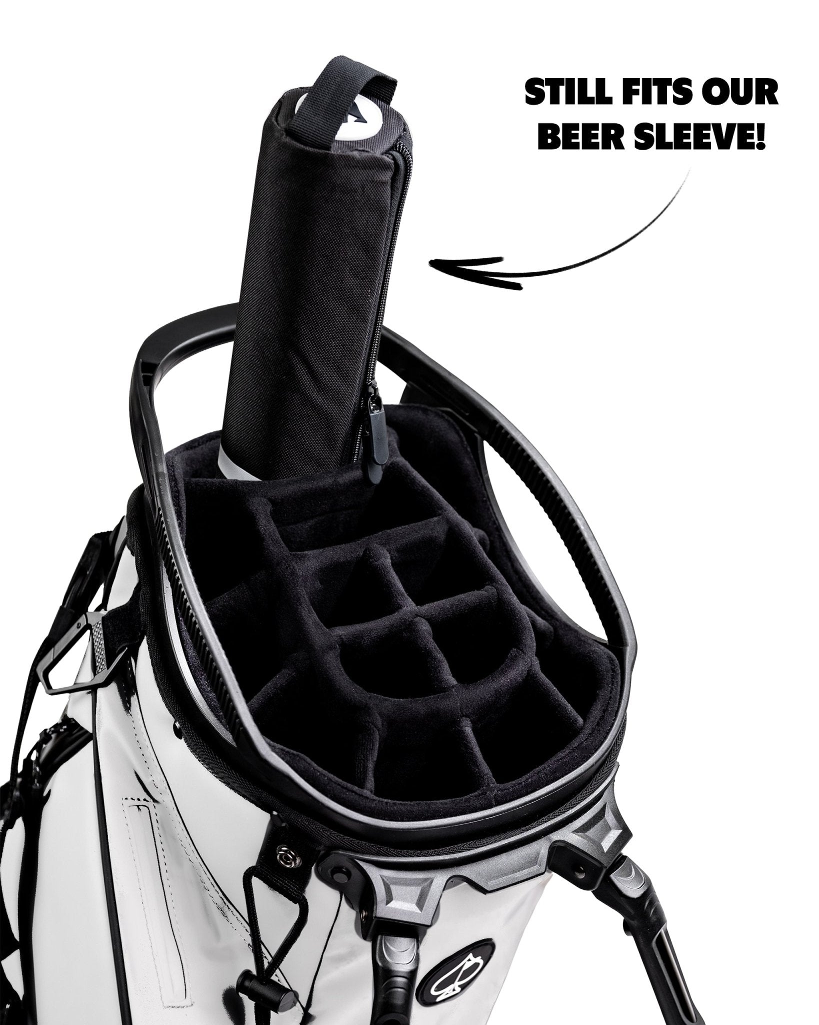 Beer Sleeve - Black - Black Girl Golf