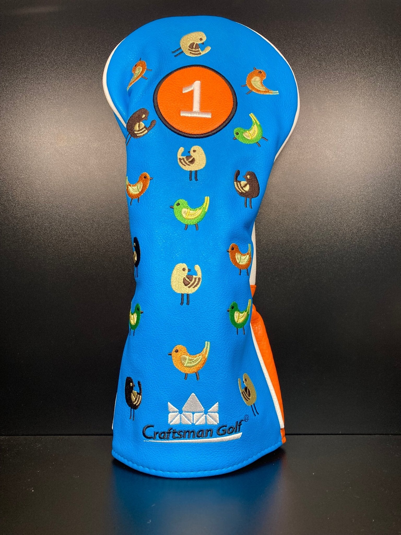 Bird Flock Monogram Headcover - Black Girl Golf
