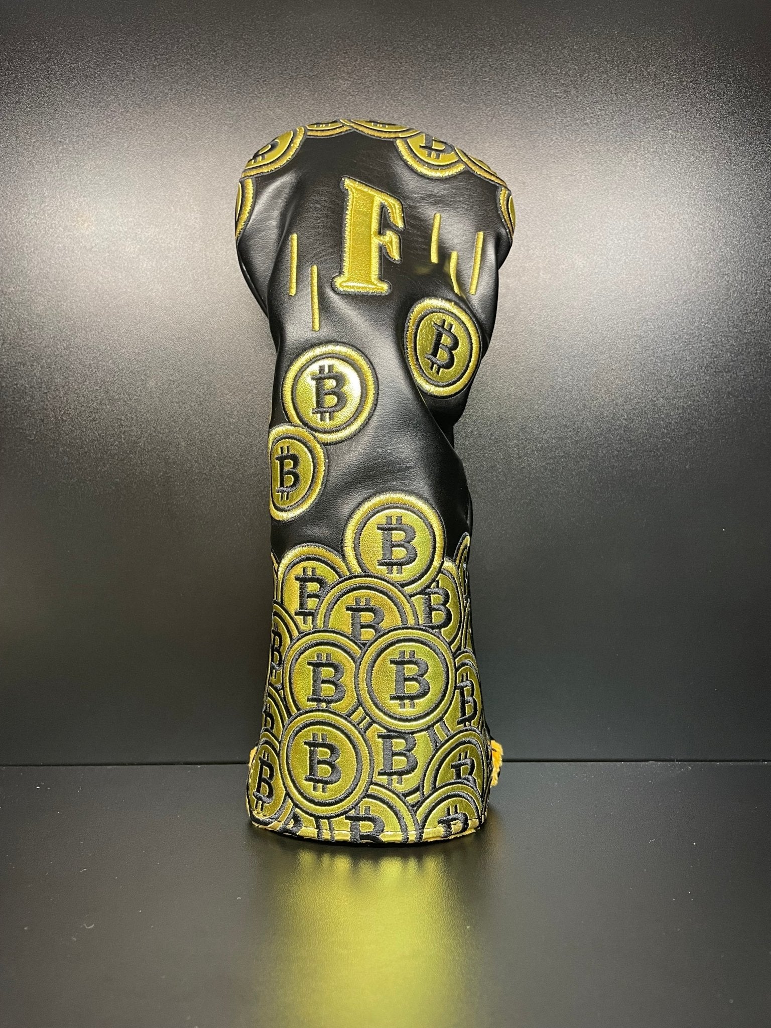 Bitcoin BTC Headcover - Black Girl Golf