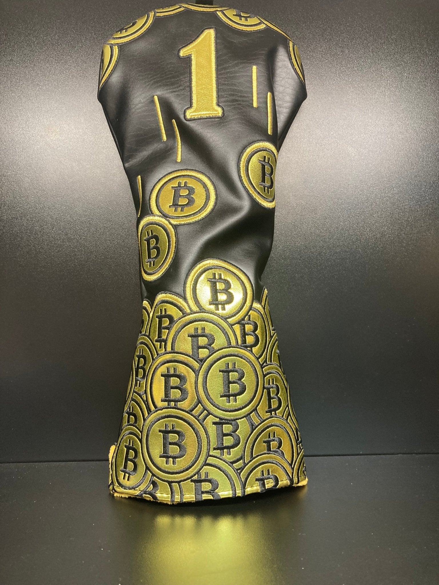 Bitcoin BTC Headcover - Black Girl Golf
