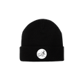Black Beanie w/ Script Logo - Black Girl Golf