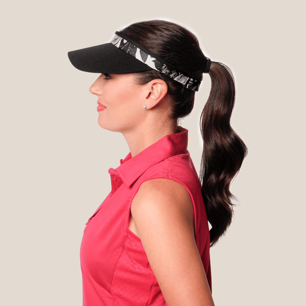 Black Forest Visor - Black Girl Golf