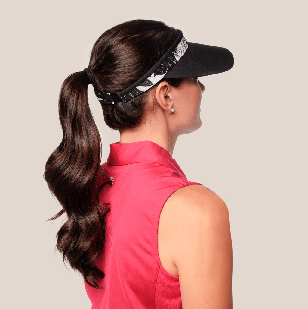 Black Forest Visor - Black Girl Golf