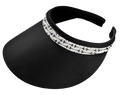 Black Tees Clip On Visor - Black Girl Golf