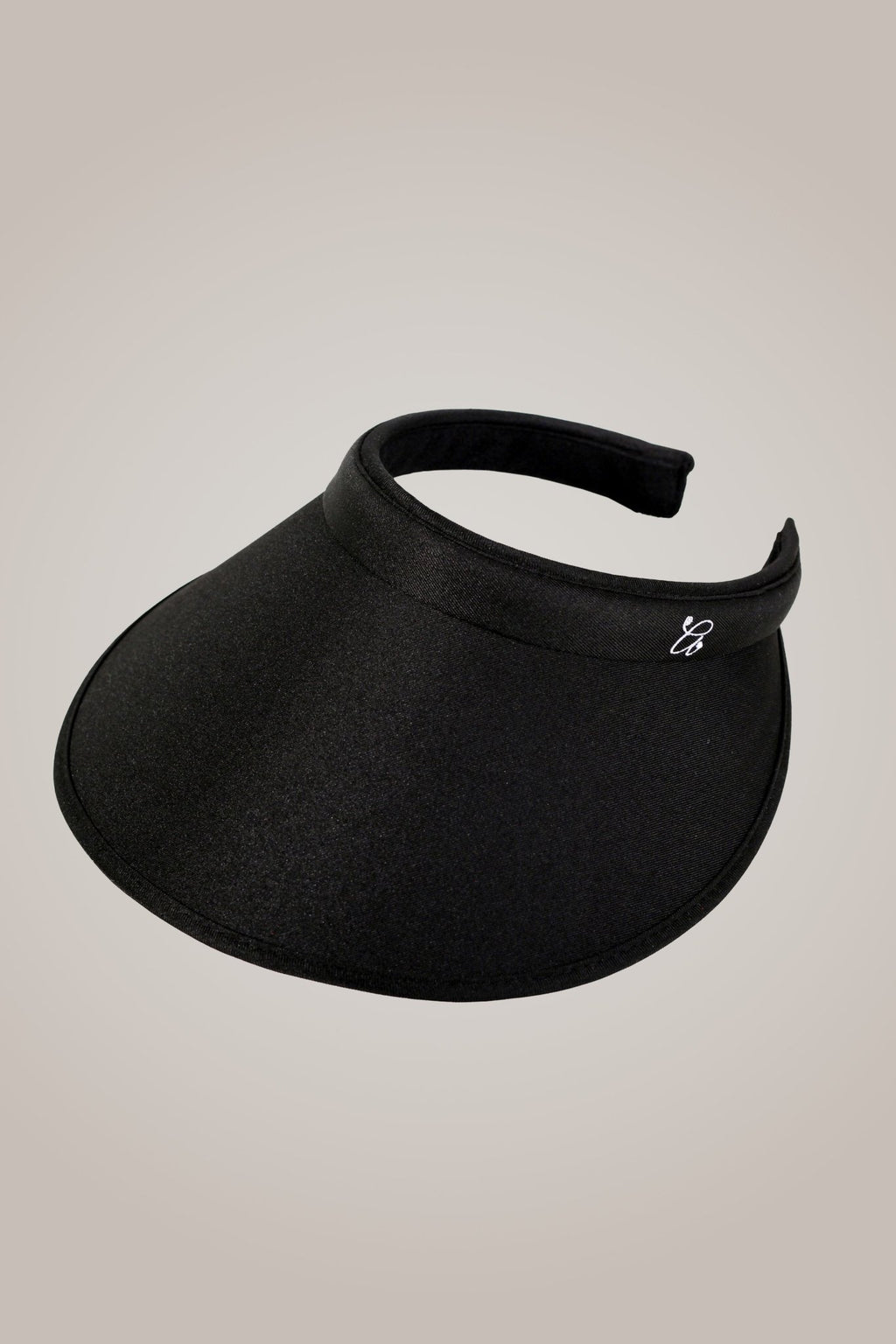 Black Wide Brim Slide On Visor - Black Girl Golf
