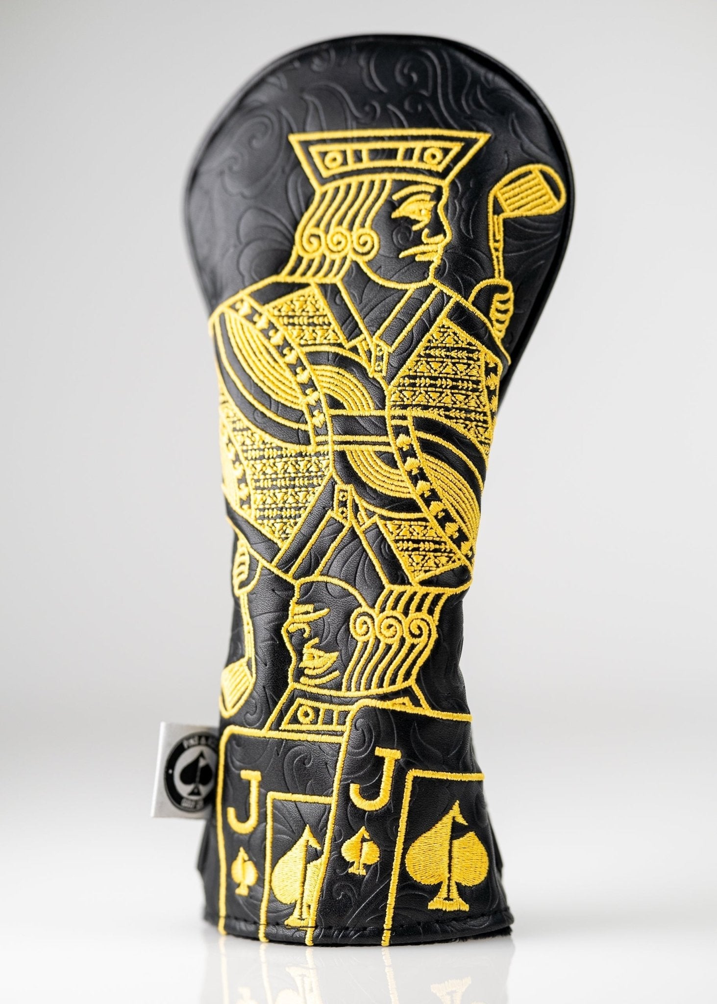 Black/Gold Jack of Spades - Hybrid Cover - Black Girl Golf