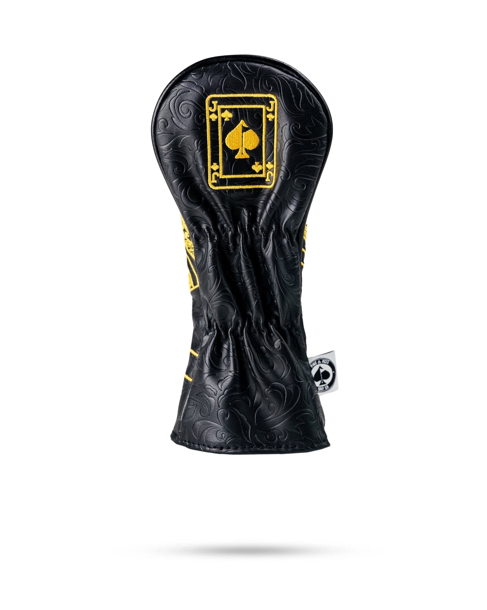 Black/Gold Jack of Spades - Hybrid Cover - Black Girl Golf