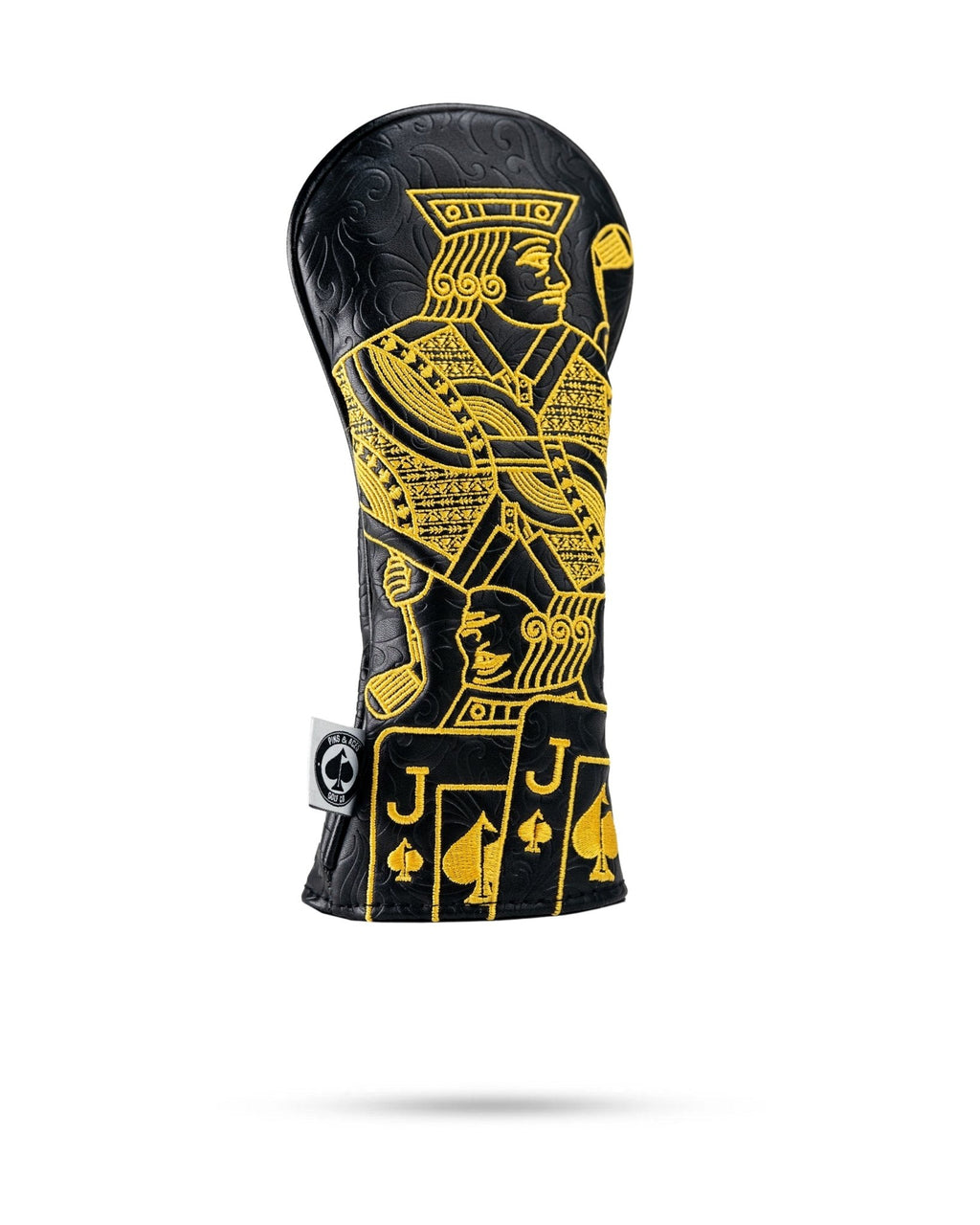 Black/Gold Jack of Spades - Hybrid Cover - Black Girl Golf