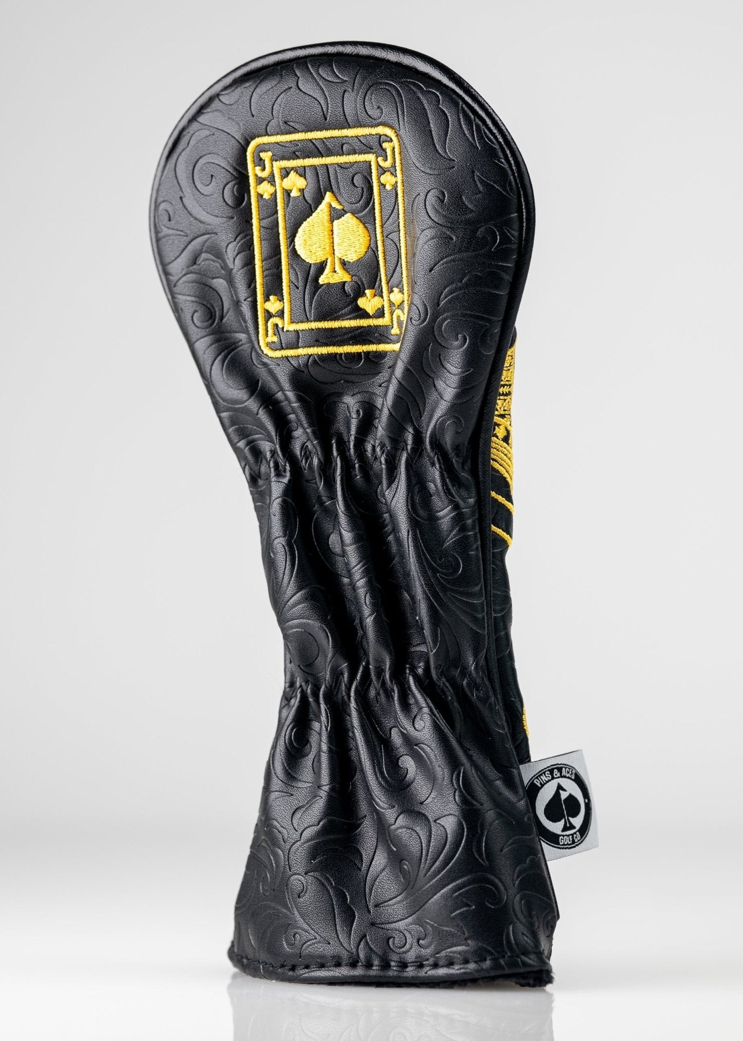 Black/Gold Jack of Spades - Hybrid Cover - Black Girl Golf