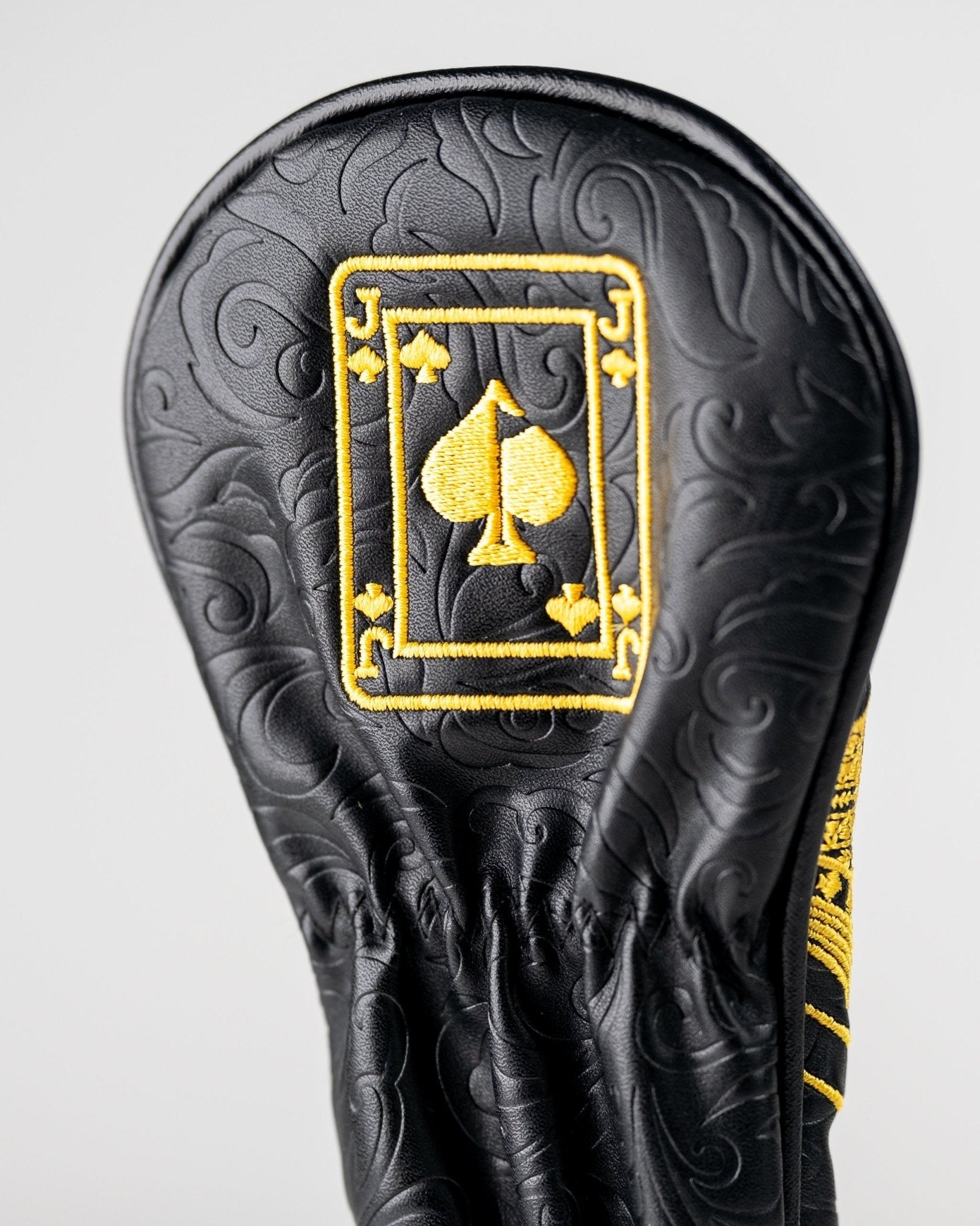 Black/Gold Jack of Spades - Hybrid Cover - Black Girl Golf