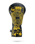 Black/Gold King of Spades - Driver Cover - Black Girl Golf