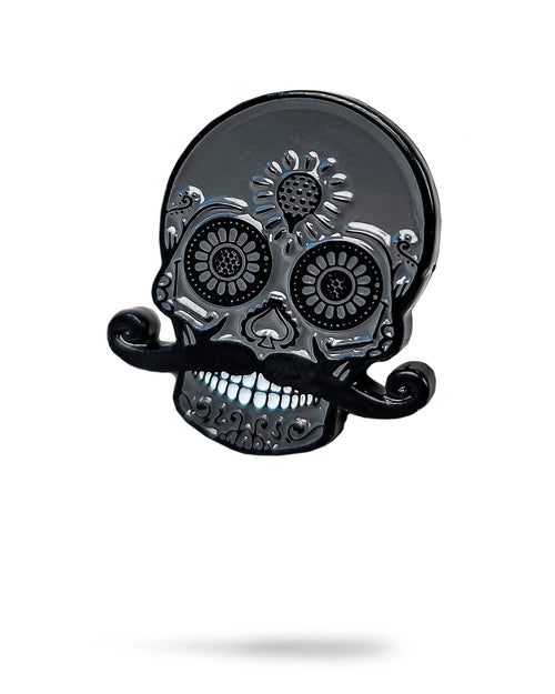 Blackout Sugar Skull Ball Marker - Black Girl Golf