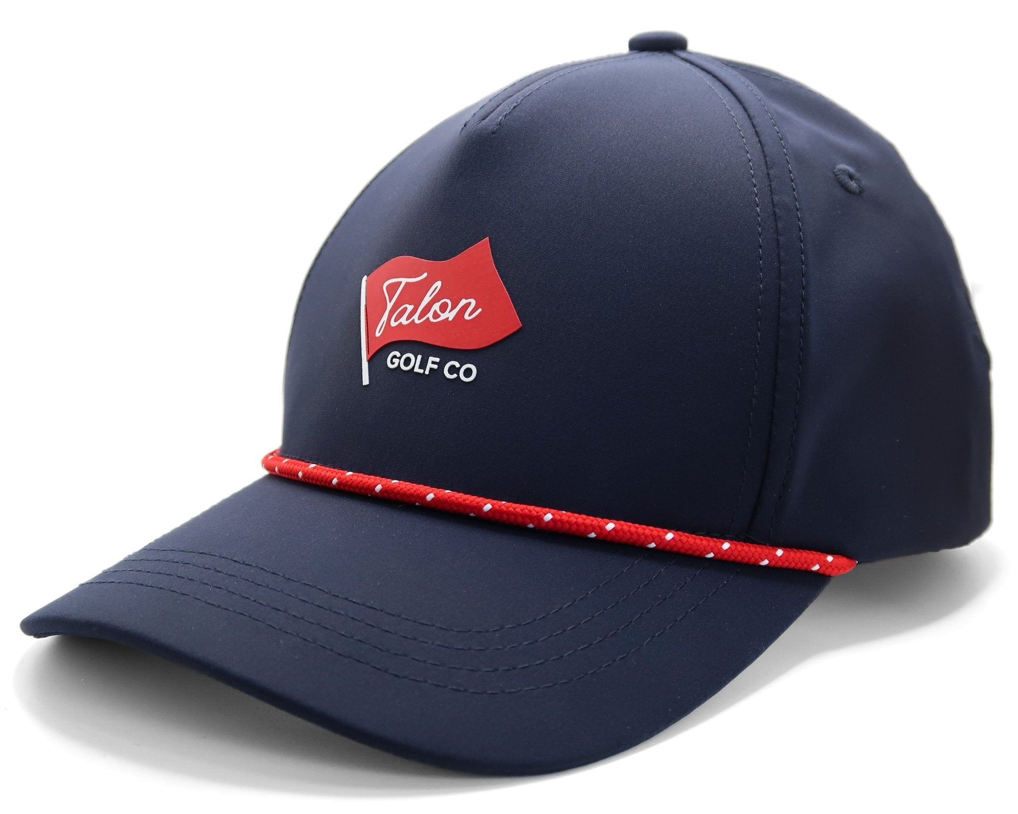 Blue Baseball Hat w/ Red Rope - Flag Logo - Black Girl Golf