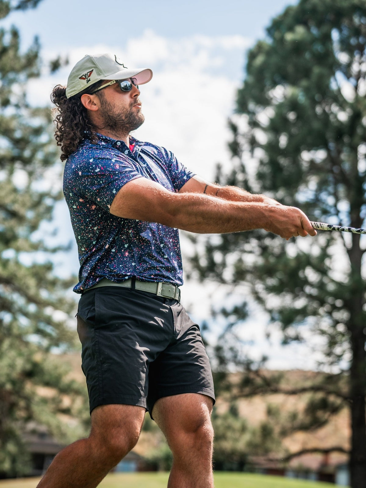 Blue Splatter - Black Girl Golf