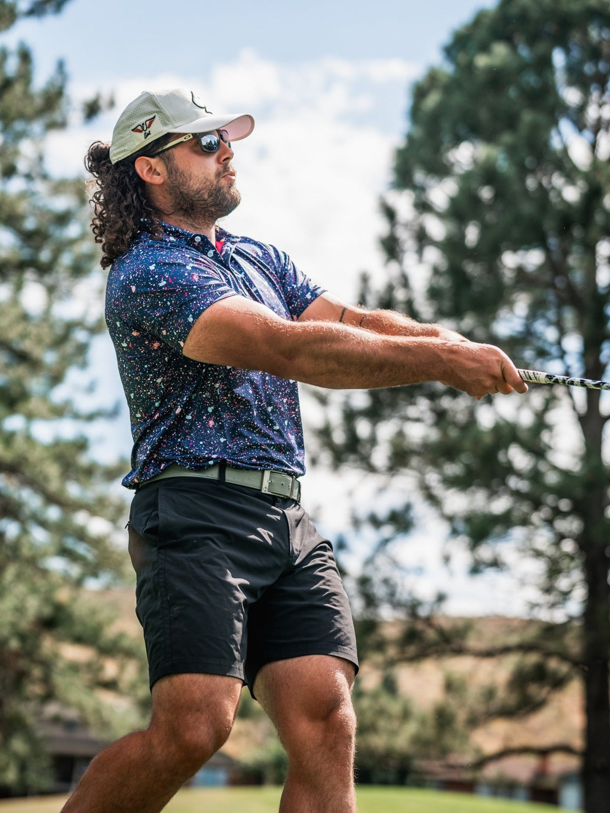 Blue Splatter - Black Girl Golf