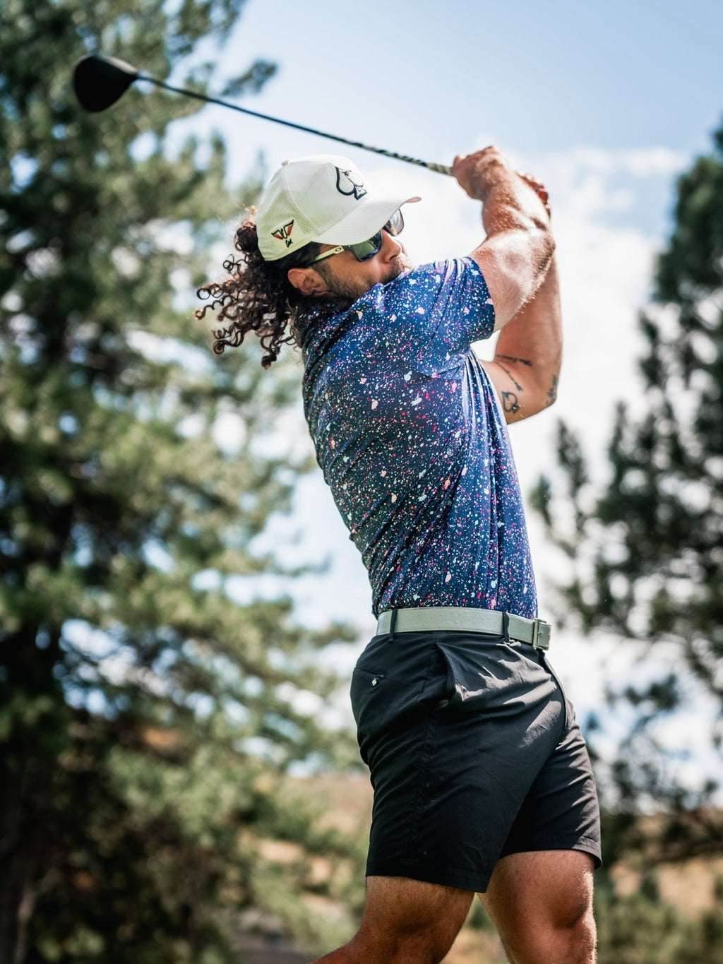 Blue Splatter - Black Girl Golf