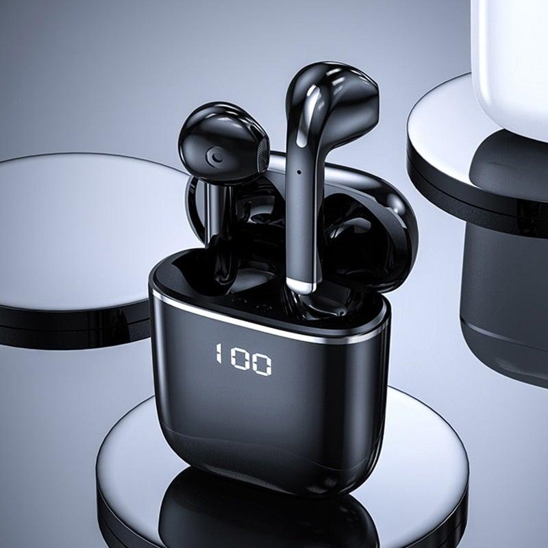 Bluetooth 5.0 Earphones LED Charging Box Wireless Headphone 9D Stereo Sound Sports Waterproof Earbuds Headsets With Microphone Wearable Wireless Clear Calls Music Headphones Immersive Sound 12 Hours Single Playtime HiFi Quality Stereo Sound - Black Girl Golf