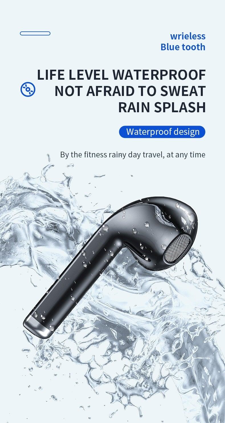 Bluetooth 5.0 Earphones LED Charging Box Wireless Headphone 9D Stereo Sound Sports Waterproof Earbuds Headsets With Microphone Wearable Wireless Clear Calls Music Headphones Immersive Sound 12 Hours Single Playtime HiFi Quality Stereo Sound - Black Girl Golf