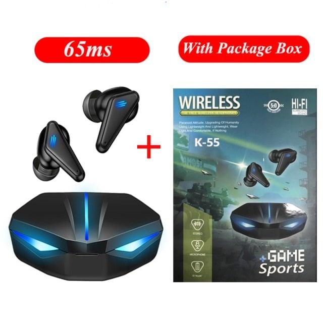Bluetooth 5.0 Gaming Headset Workout Music Earphones Earbuds With Mic Bass Audio Quality Sound Wireless Headphones Sports Headphones Wearable Sweatproof Easy Pairing Headset For Sport Black - Black Girl Golf