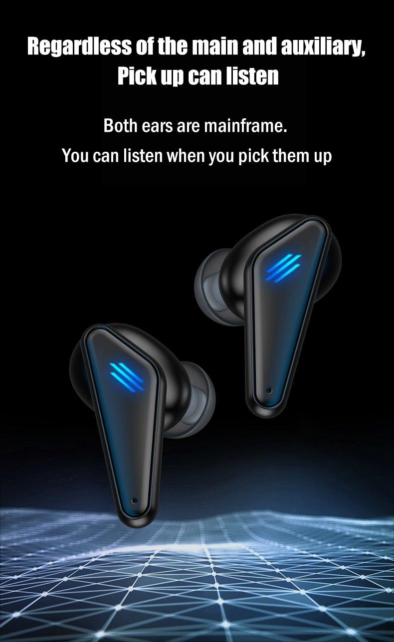Bluetooth 5.0 Gaming Headset Workout Music Earphones Earbuds With Mic Bass Audio Quality Sound Wireless Headphones Sports Headphones Wearable Sweatproof Easy Pairing Headset For Sport Black - Black Girl Golf