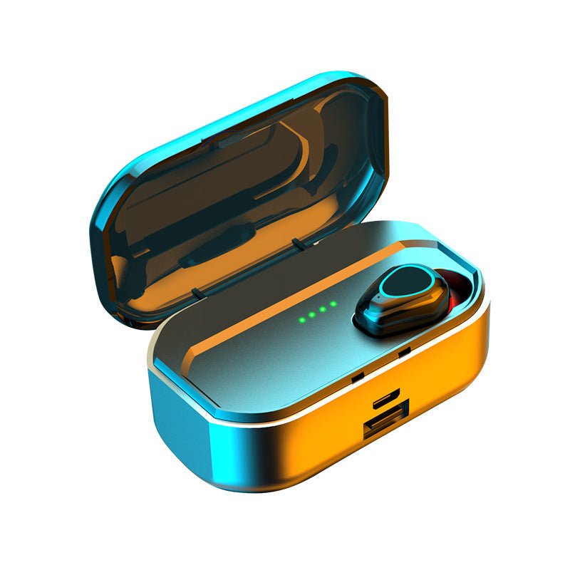 Bluetooth 5.0 Wireless Earphone TWS Headphones Touch Control Earbuds 9D Gaming Headset 3500mAh For Cell Phone - Black Girl Golf