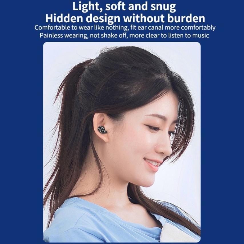 Bluetooth Earphones Wireless Headphones With Microphone Sports Waterproof Touch Control Wireless Headsets Earbuds Phone Updated Design with Industry Leading Sound & Improved Comfort, Long Wireless Range, - Black Girl Golf