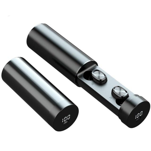 Bluetooth Earphones Wireless Headphones With Microphone Sports Waterproof Touch Control Wireless Headsets Earbuds Phone Updated Design with Industry Leading Sound & Improved Comfort, Long Wireless Range, - Black Girl Golf