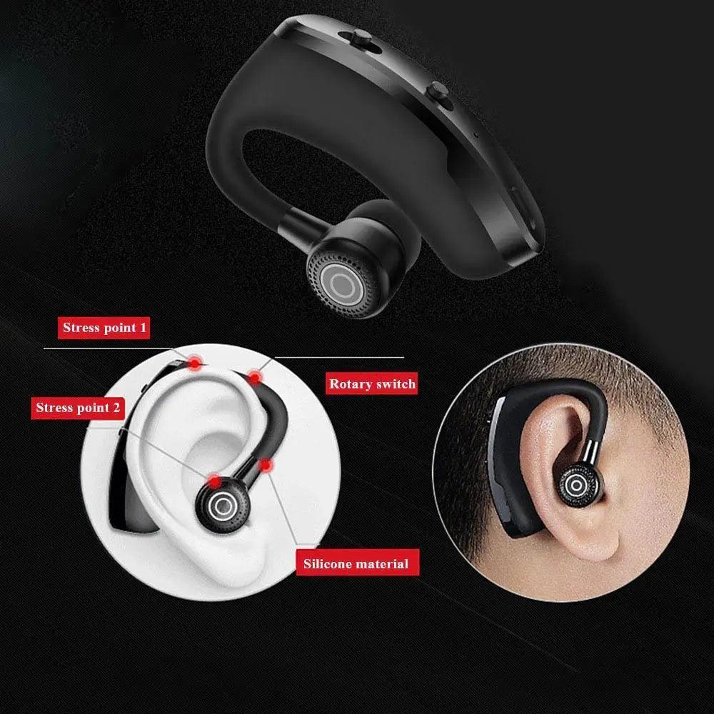 Bluetooth Headphones Hands Free Wireless Business Headset With Mic Voice Control Headphone For Drive - Black Girl Golf