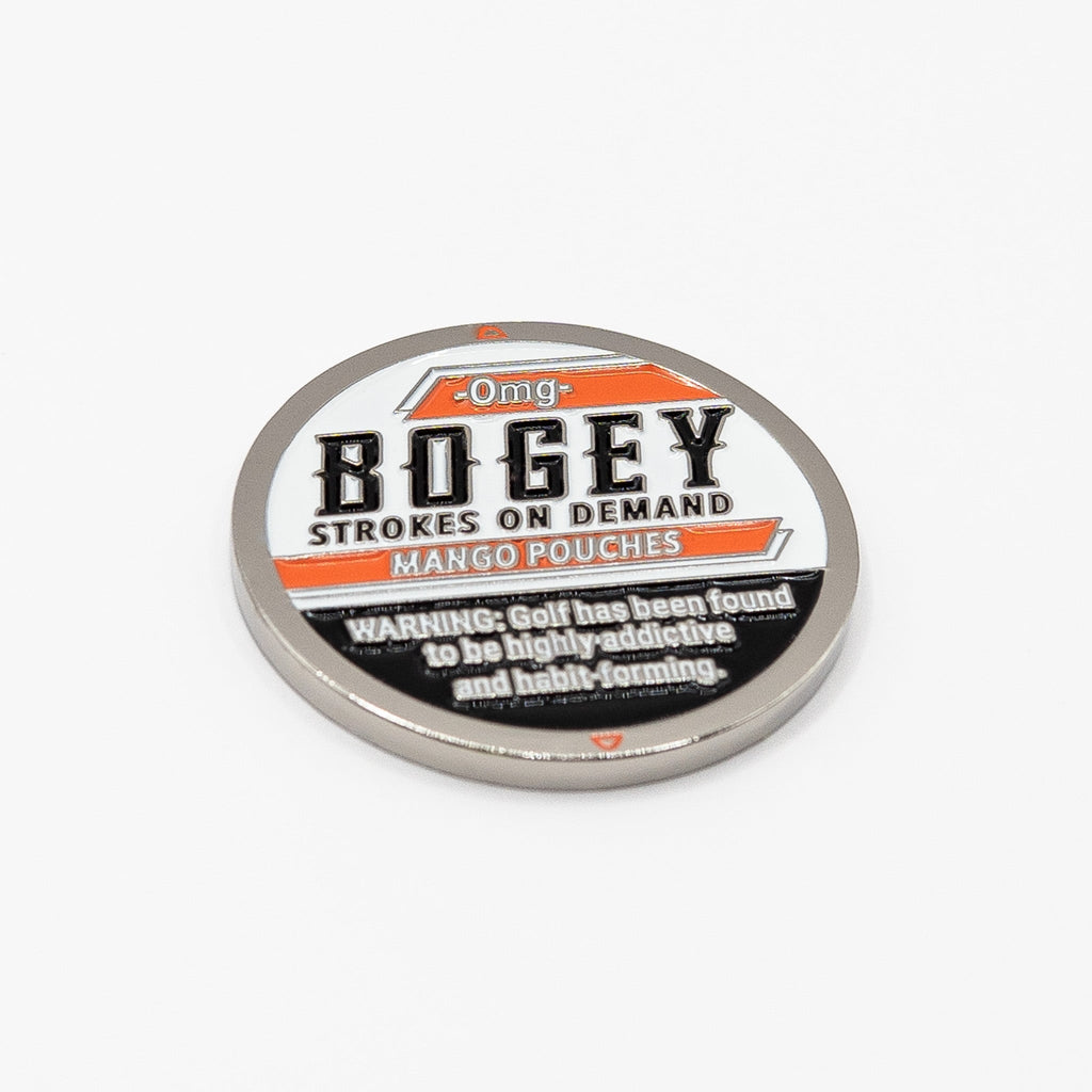 "BOGEY" BALL MARKER - Mango - Black Girl Golf