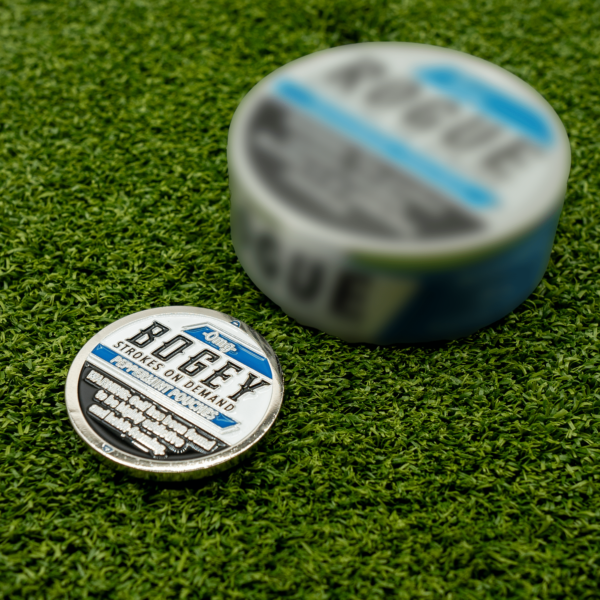 "BOGEY" BALL MARKER - Peppermint - Black Girl Golf