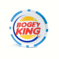 Bogey King Golf Ball Marker - Poker Chip Style - Black Girl Golf