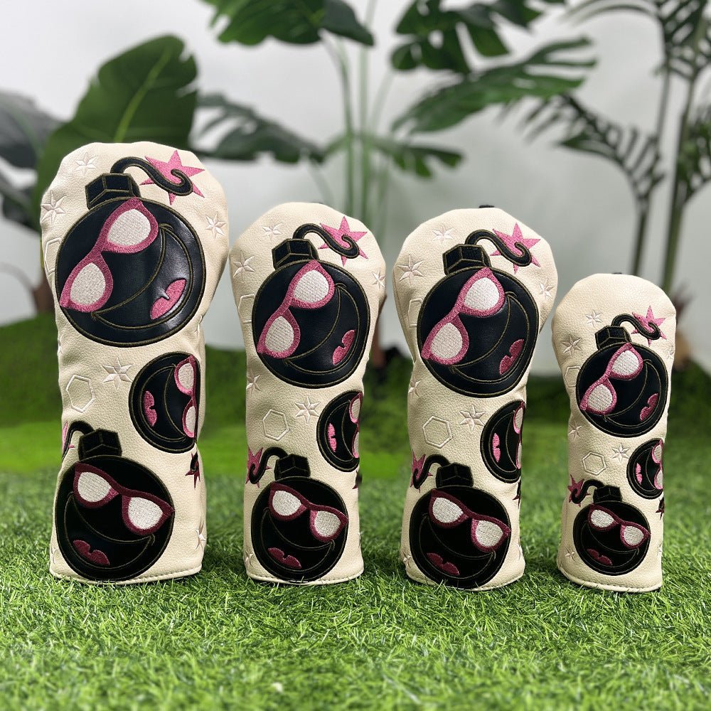 Bombs Away Golf Headcovers - Black Girl Golf