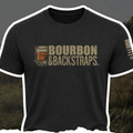 "Bourbon & Backstraps" Tee - Black Girl Golf