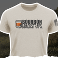"Bourbon & Backstraps" Tee - Sand - Black Girl Golf