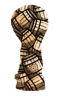 Bourbon Barrel Driver Cover - Black Girl Golf