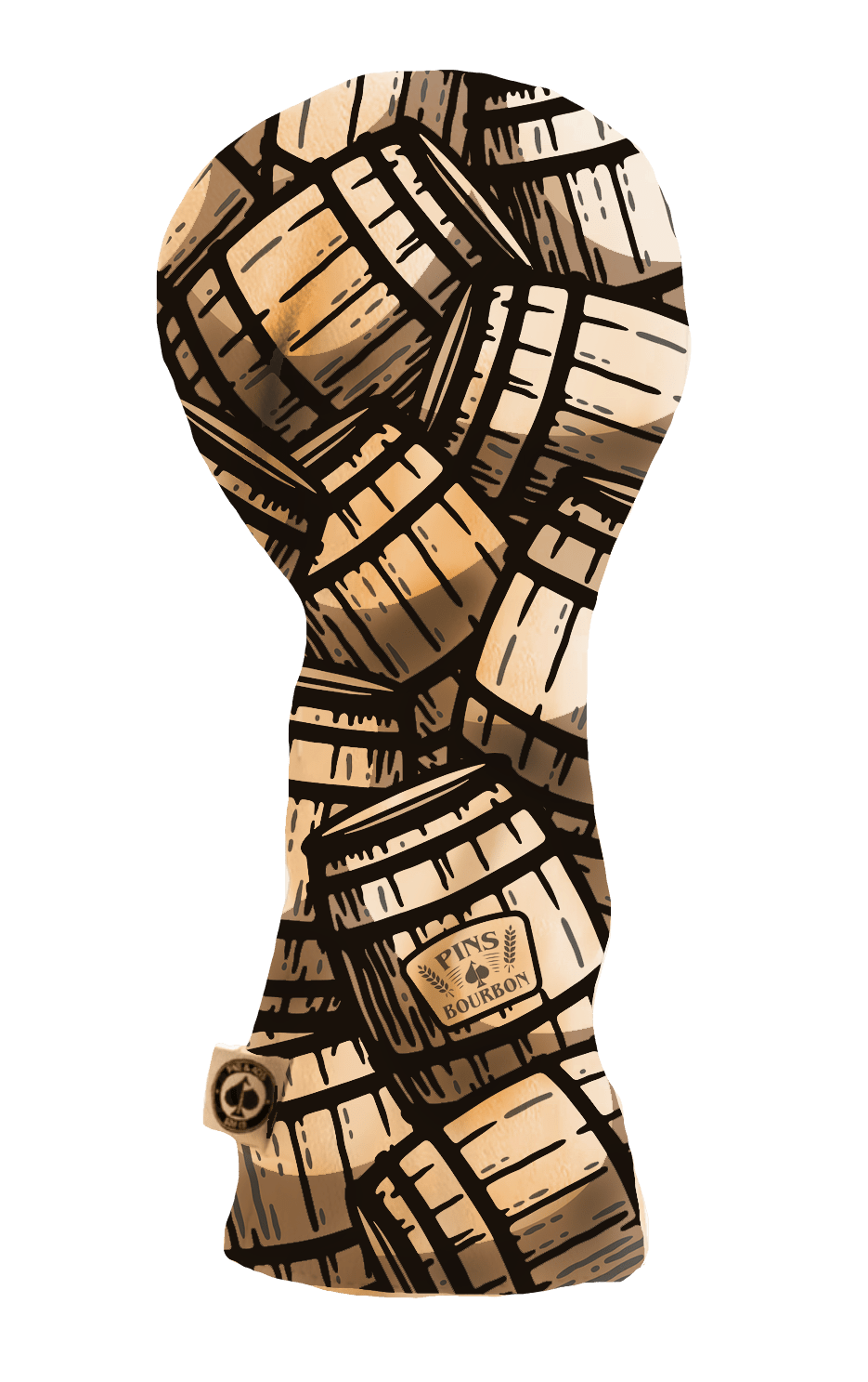 Bourbon Barrel Driver Cover - Black Girl Golf