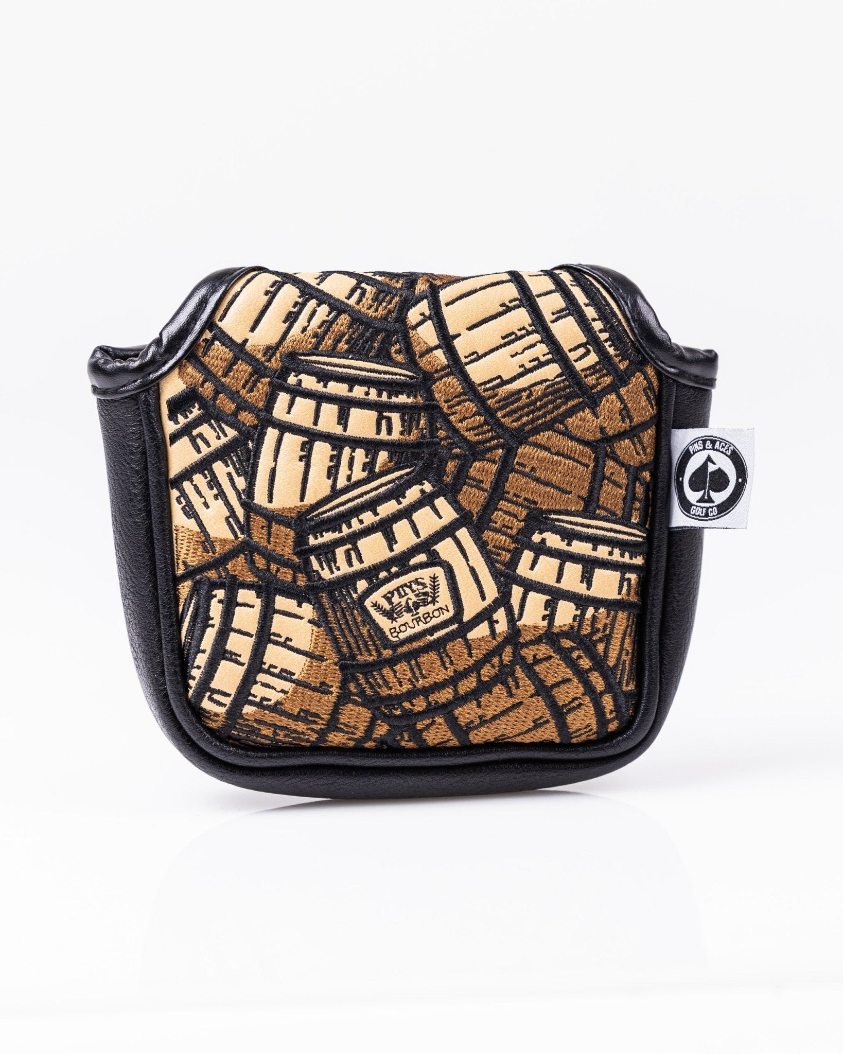Bourbon Barrel Mallet Cover - Black Girl Golf