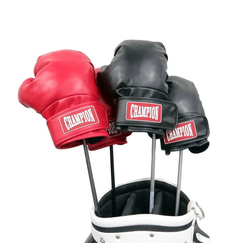 Boxing Glove Golf Headcovers - Black Girl Golf