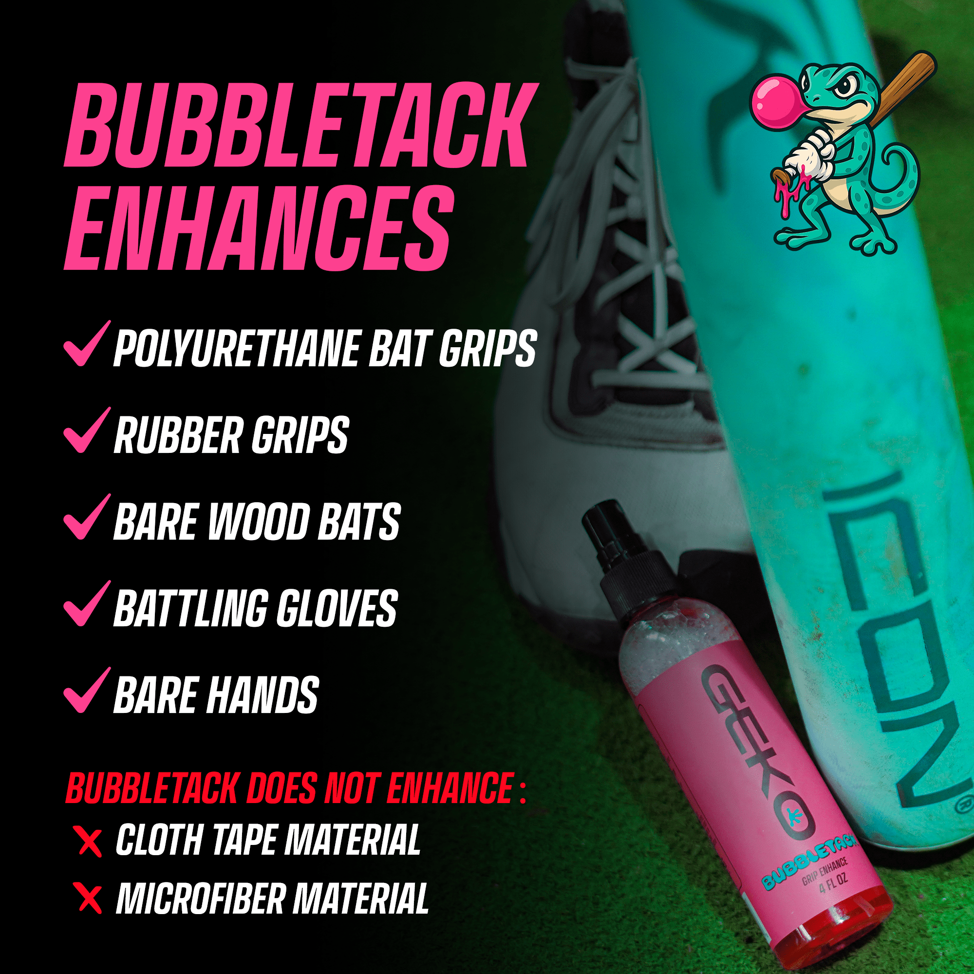 Bubbletack Grip Enhance - Black Girl Golf