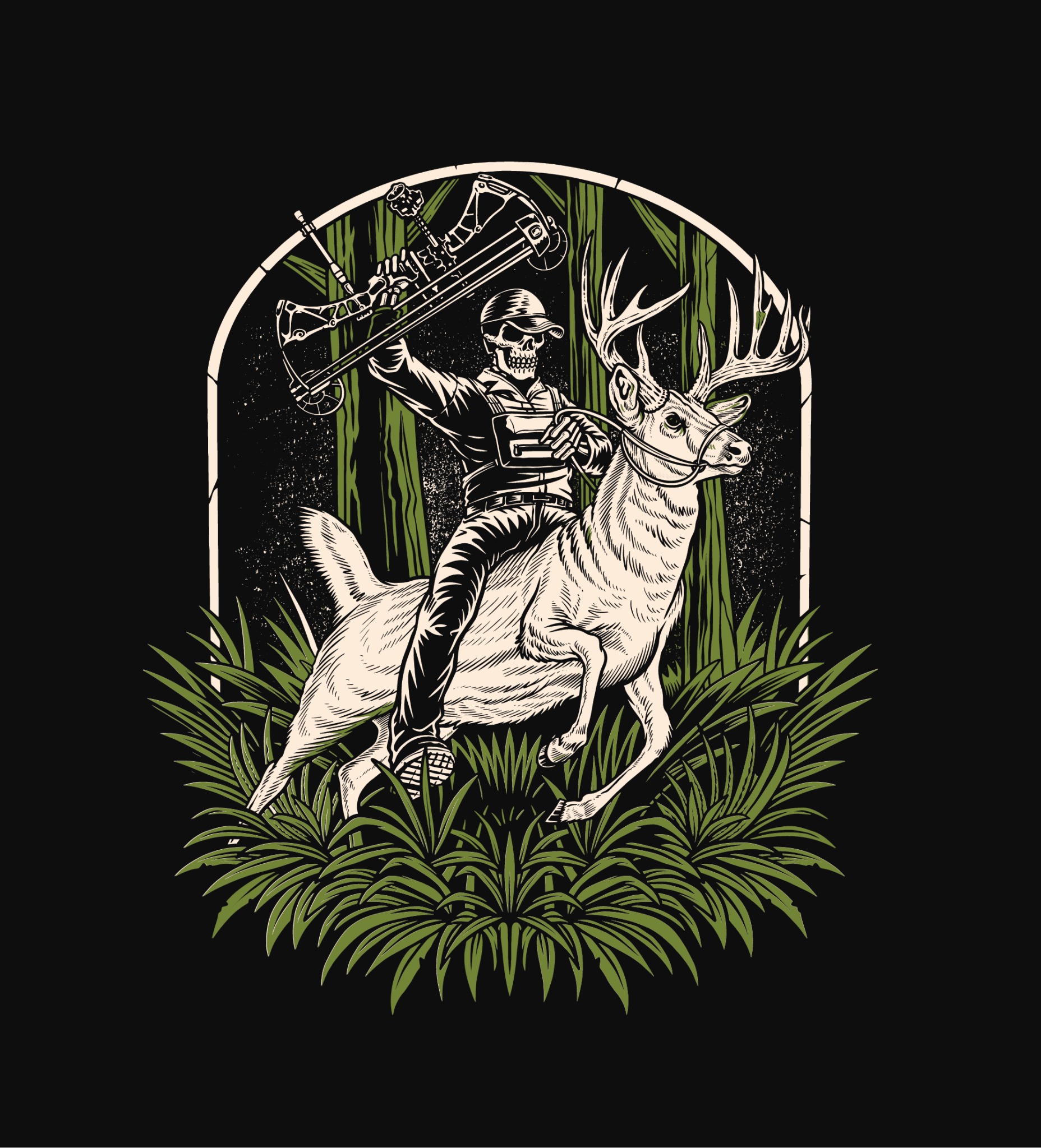 "Buck Wrangler" Tee - Black Girl Golf