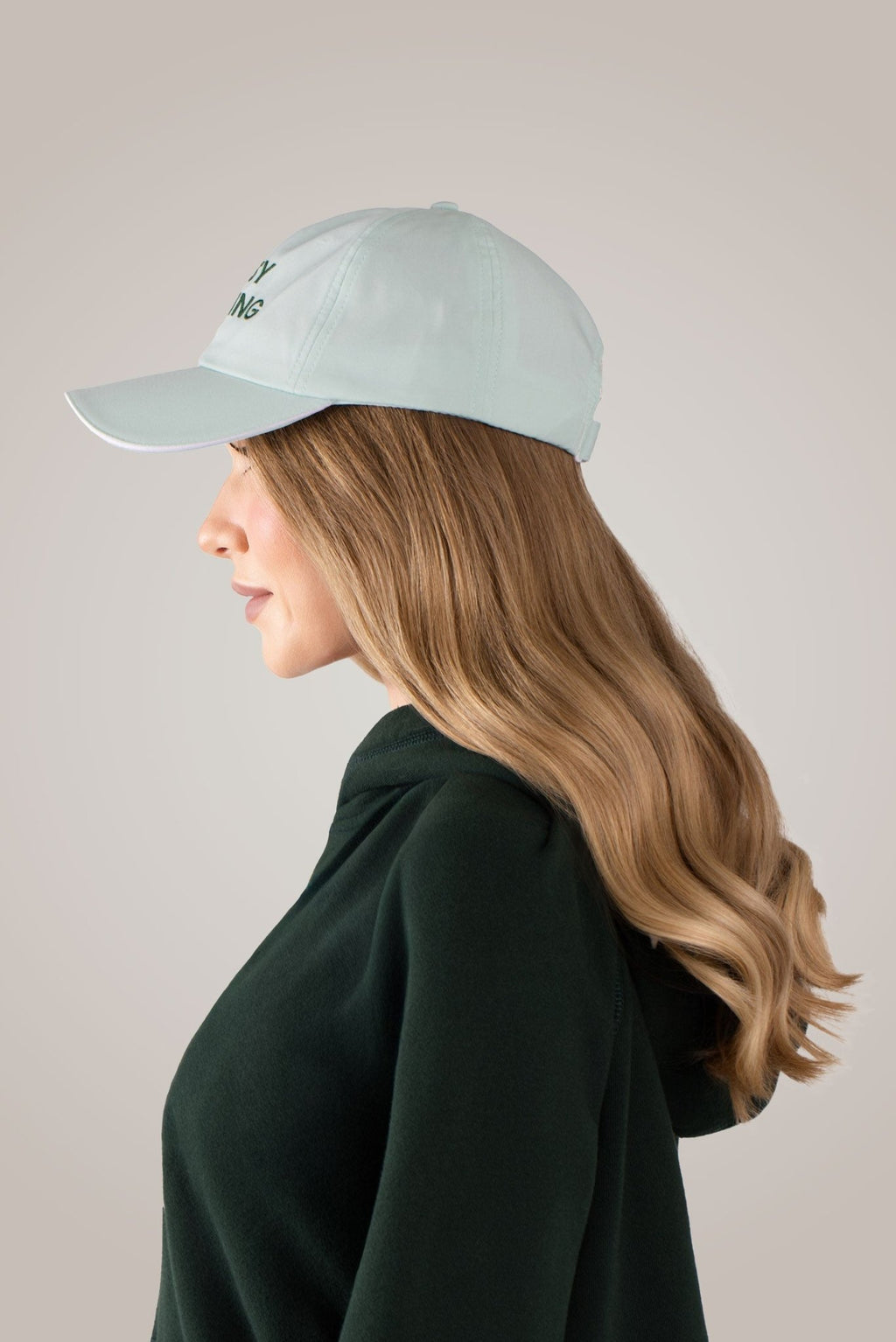 Busy Golfing Ball Cap in Green - Black Girl Golf