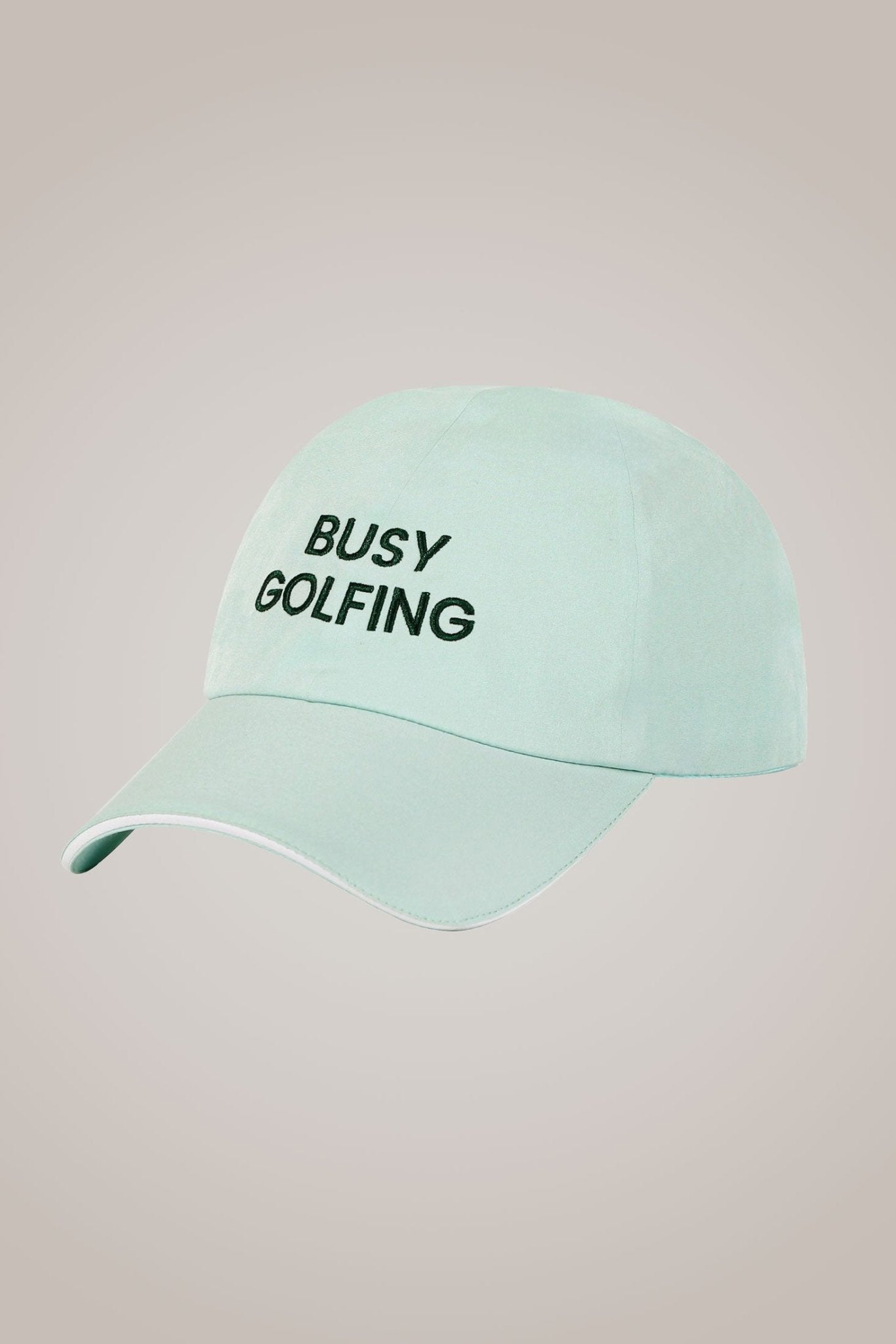 Busy Golfing Ball Cap in Green - Black Girl Golf