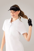 Busy Golfing Black Sport Visor - Black Girl Golf