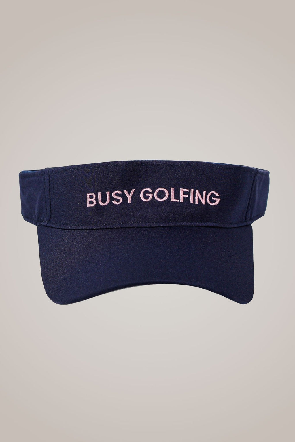 Busy Golfing Navy Sport Visor - Black Girl Golf
