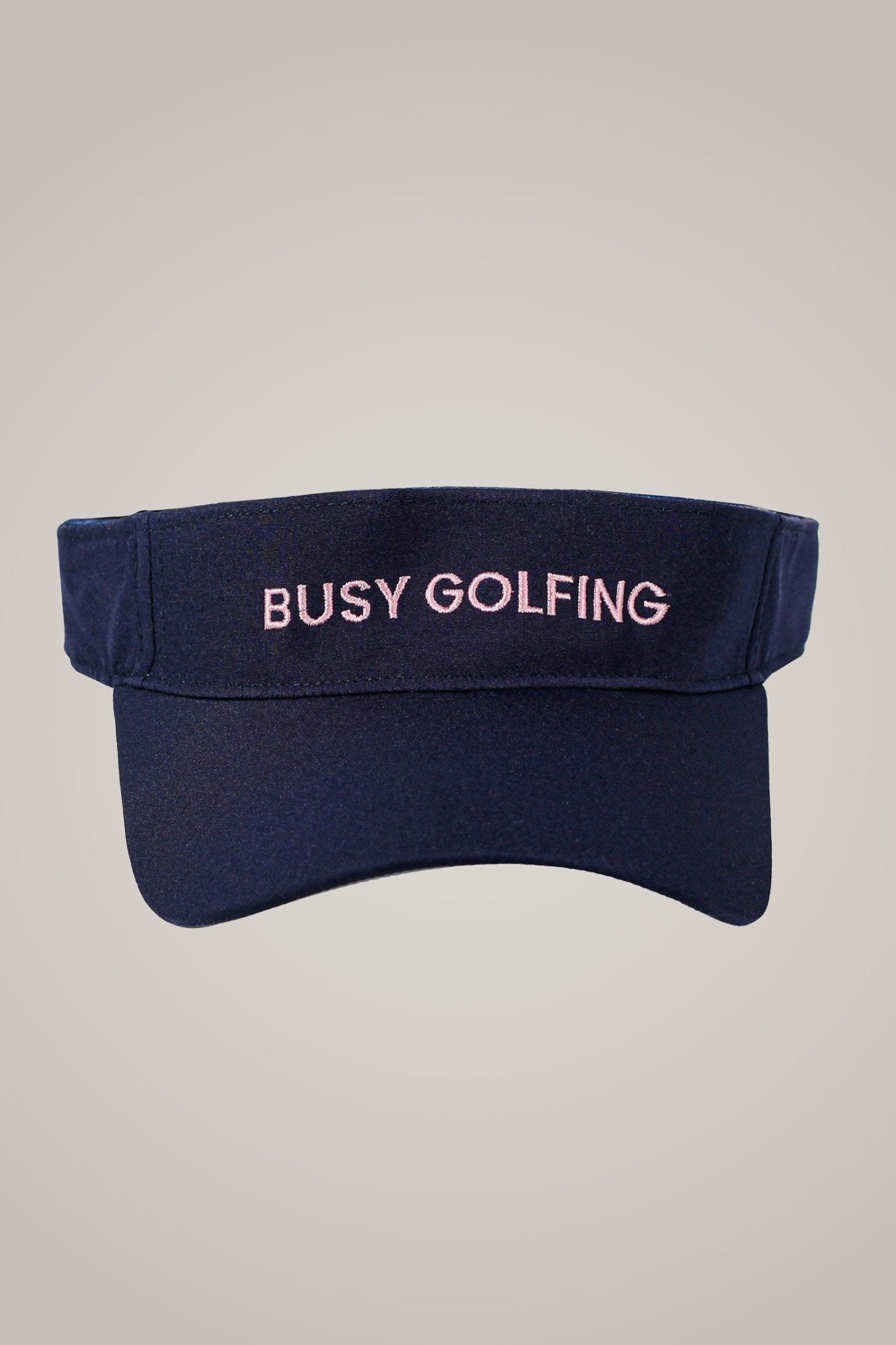 Busy Golfing Navy Sport Visor - Black Girl Golf