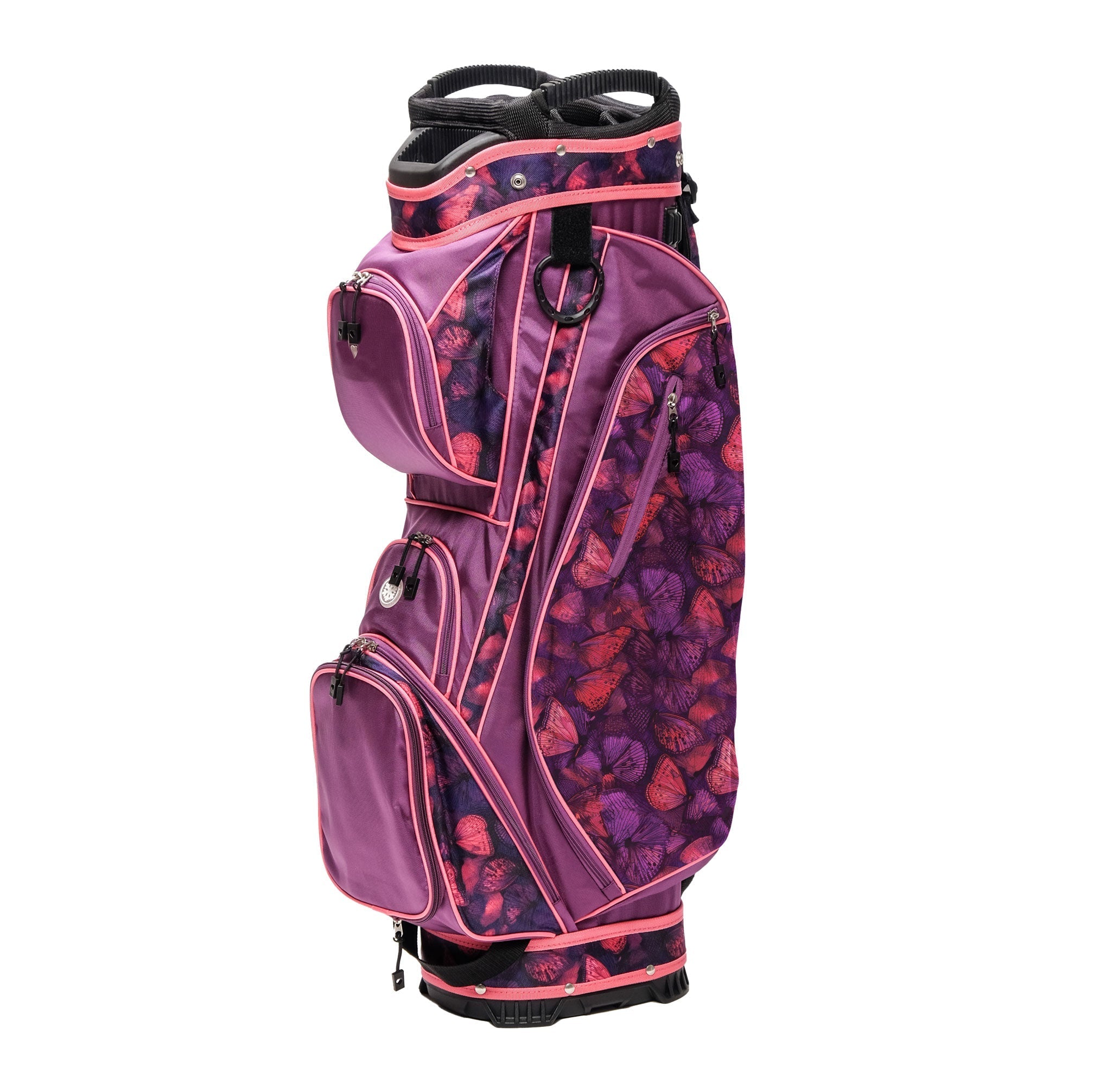 Butterfly Wings Cart Golf Bag - Black Girl Golf